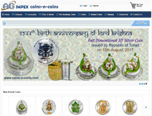 Tablet Screenshot of coins-n-coins.com